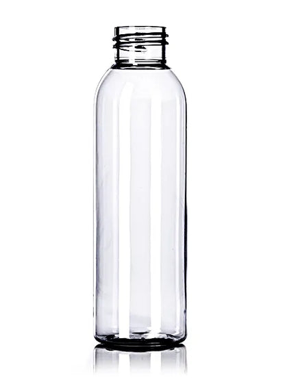 4 oz clear PET plastic cosmo round bottle
