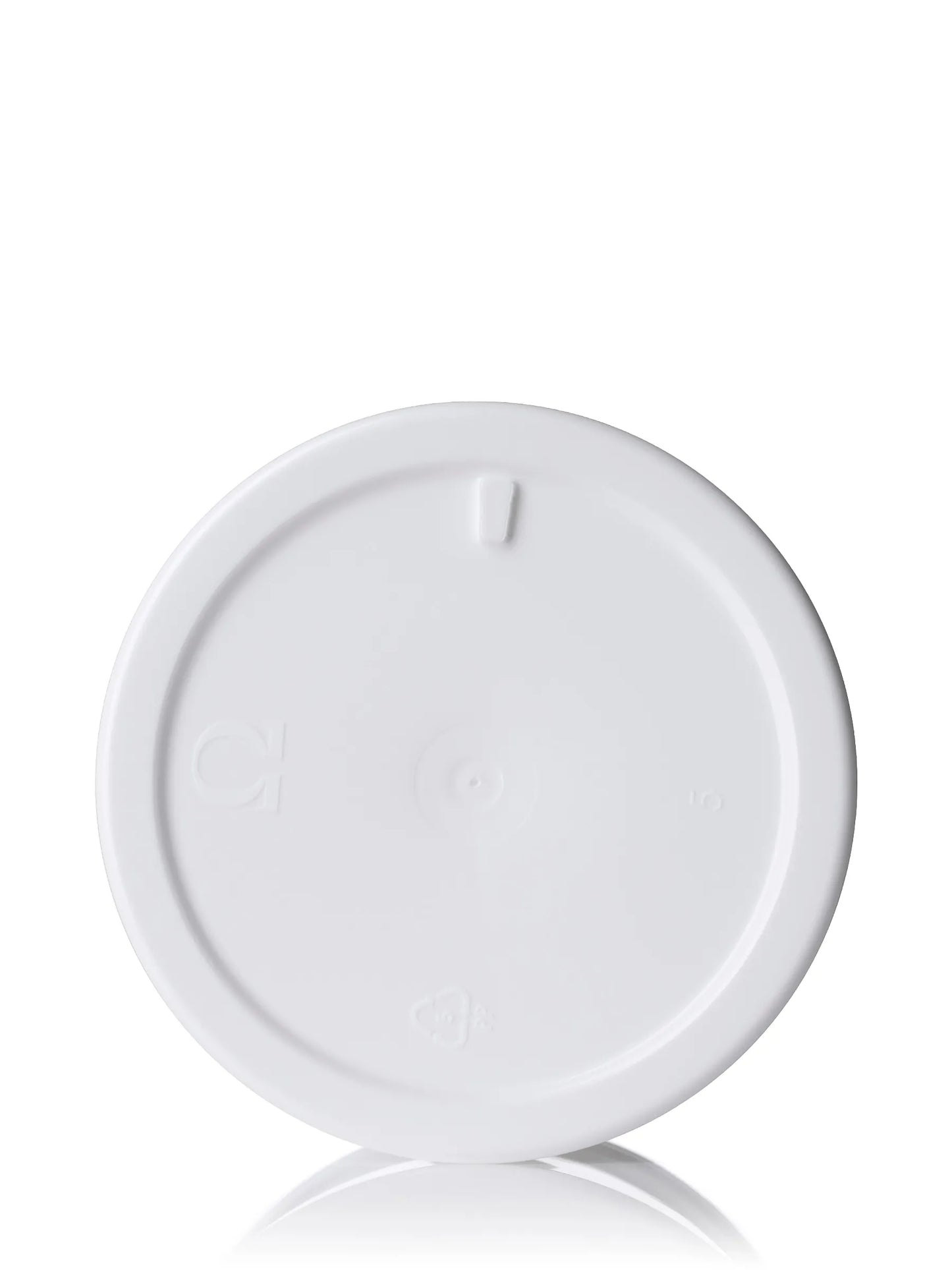 12 oz white PP plastic single wall jar