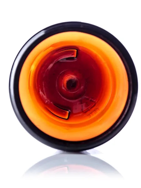 4 oz amber PET plastic single wall jar