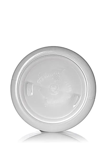 16 oz natural-colored HDPE plastic single wall ja