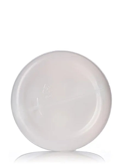 64 oz white HDPE plastic industrial round bottle