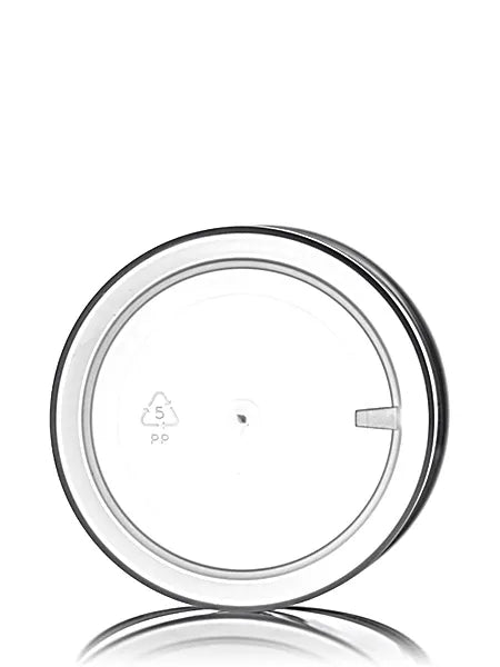 8 oz natural-colored PP plastic single wall jar