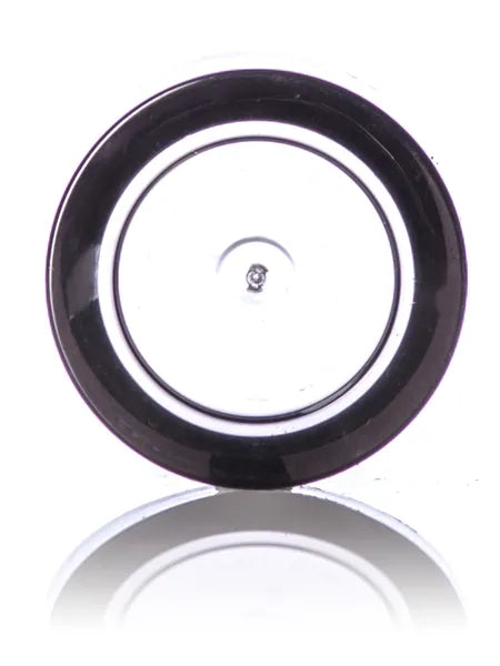 1/4 oz gray PS plastic thick wall jar