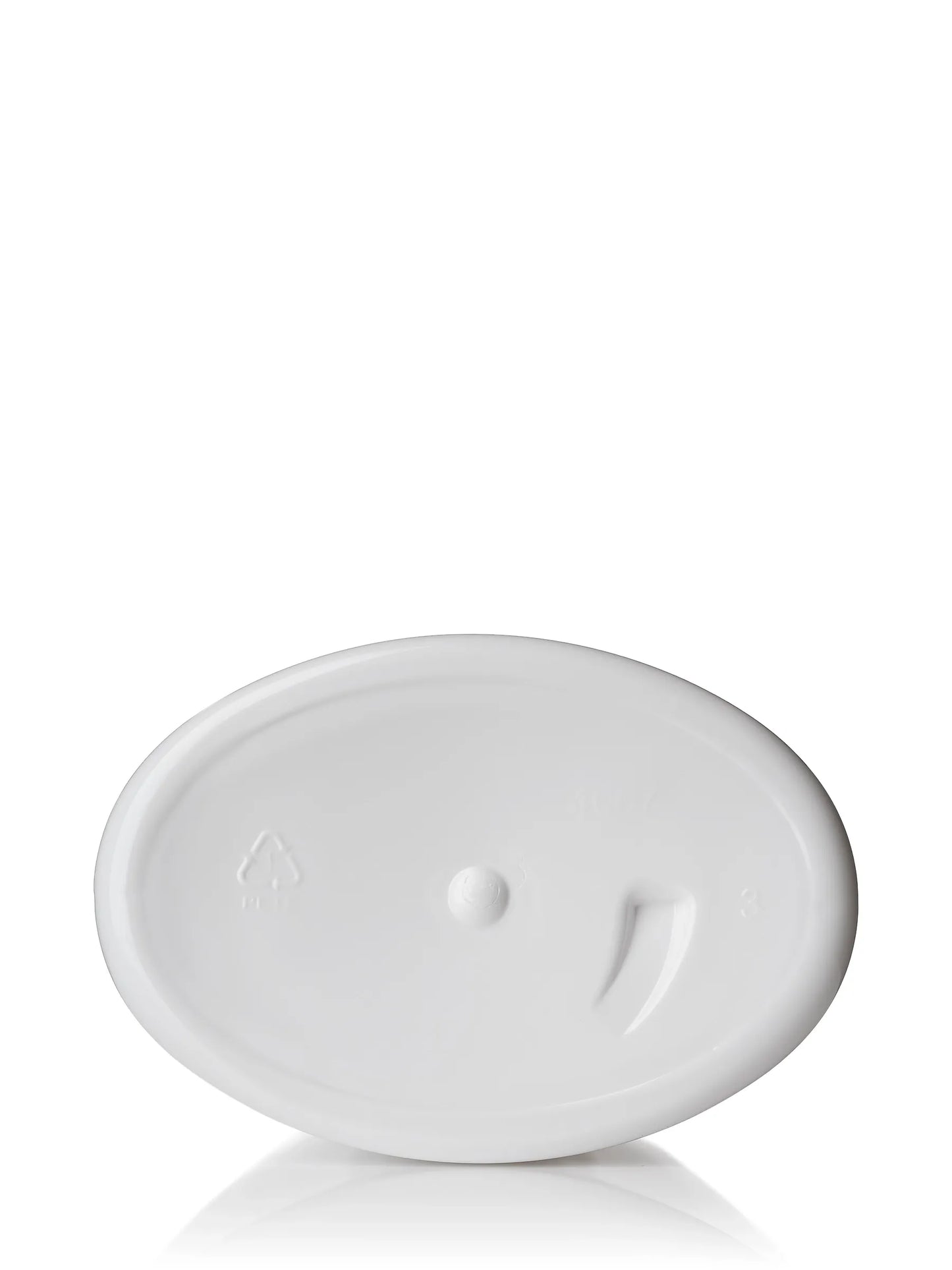 250 mL clear PET plastic tabletop oval foamer bottle