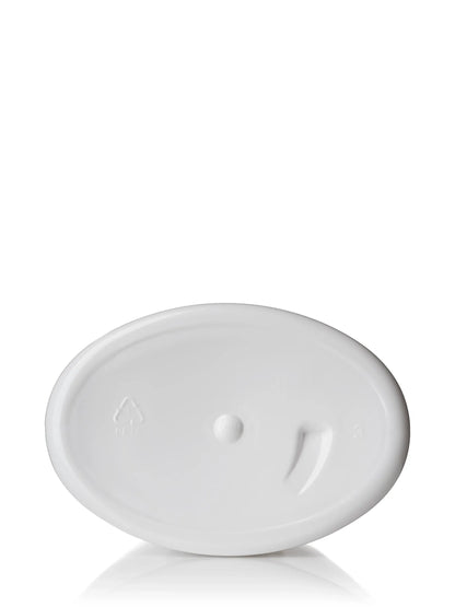 250 mL clear PET plastic tabletop oval foamer bottle