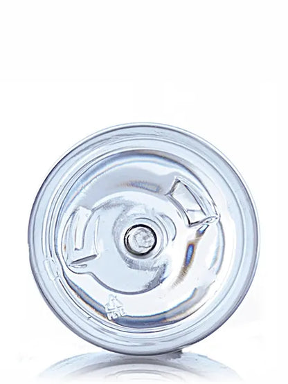 12 oz amber 100% PCR PET plastic boston round bottle