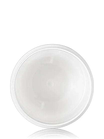 8 oz white PET plastic single wall jar