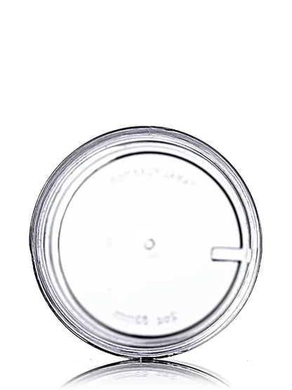2 oz clear PS plastic single wall jar
