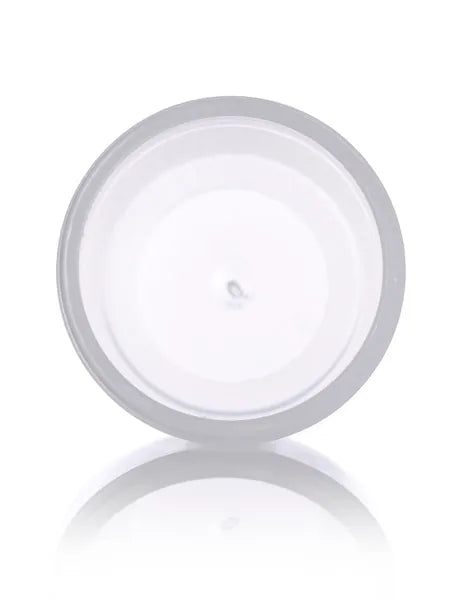 2 oz natural-colored PP plastic single wall jar