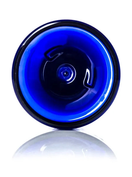 19 oz cobalt blue PET plastic single wall jar