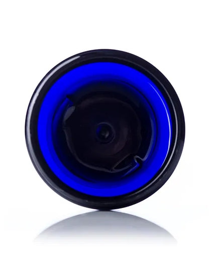 4 oz cobalt blue PET plastic single wall jar