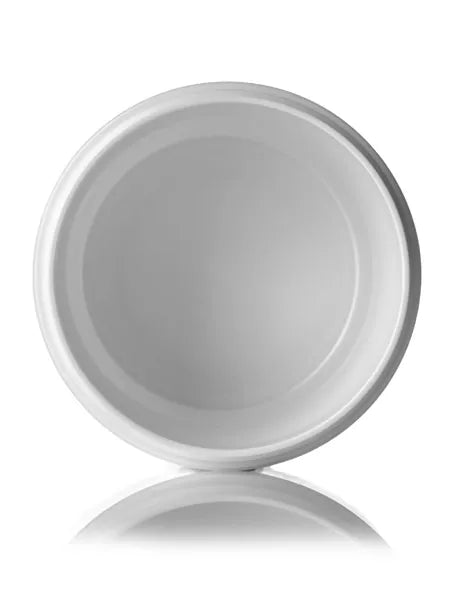 8 oz pearl white PP plastic double-wall round base jar
