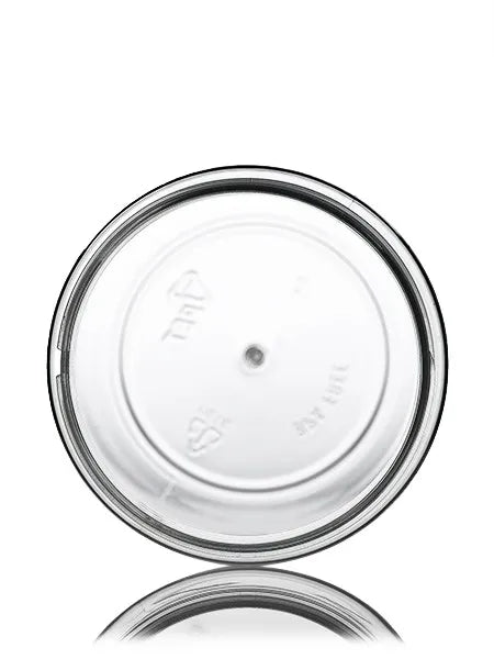 12 oz clear PET plastic single wall jar