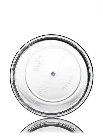 12 oz clear PET plastic single wall jar