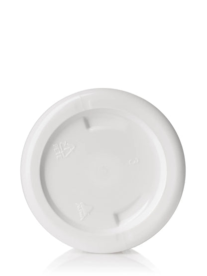 3 oz white PET plastic single wall jar