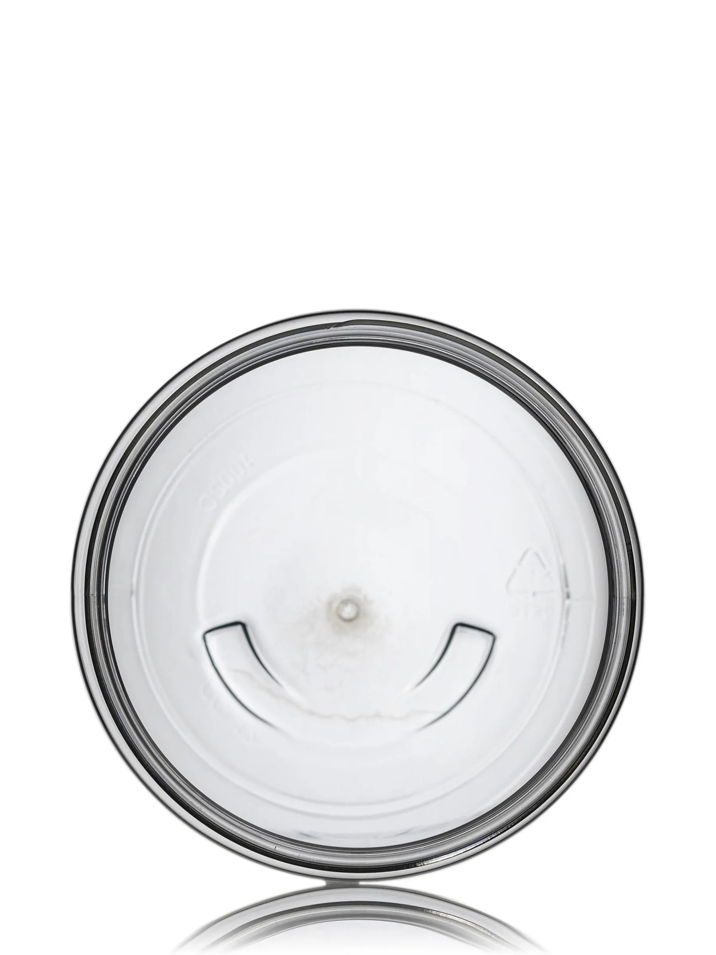 16 oz clear PET plastic single wall jar