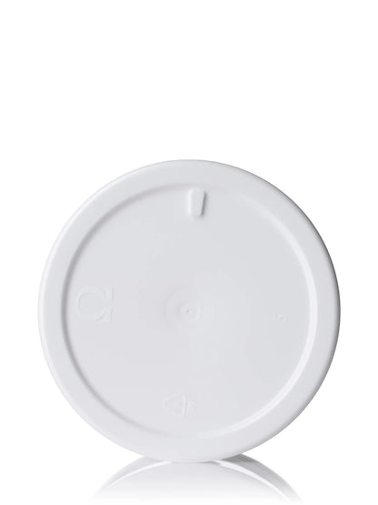 4 oz white PP plastic single wall jar