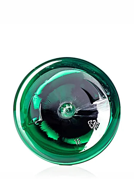 16 oz amber 100% PCR PET plastic bullet round bottle
