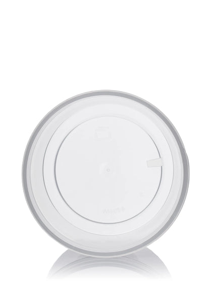 4 oz natural-colored PP plastic single wall jar