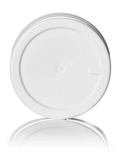6 oz white PP plastic single wall jar