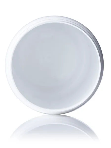 25 oz white HDPE plastic single wall jar