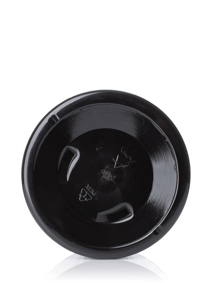 12 oz dark amber PET plastic single wall jar
