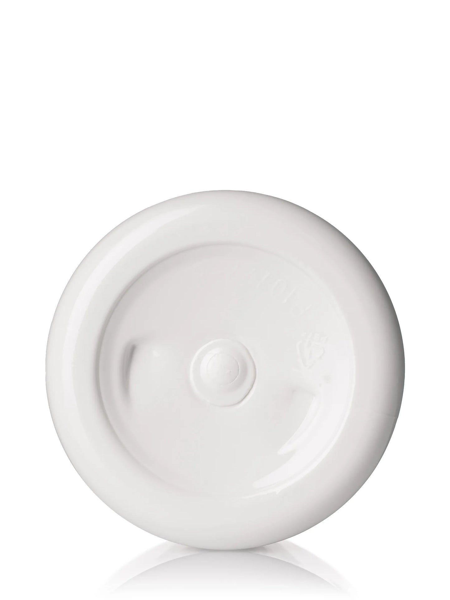 1 oz white PET plastic single wall jar