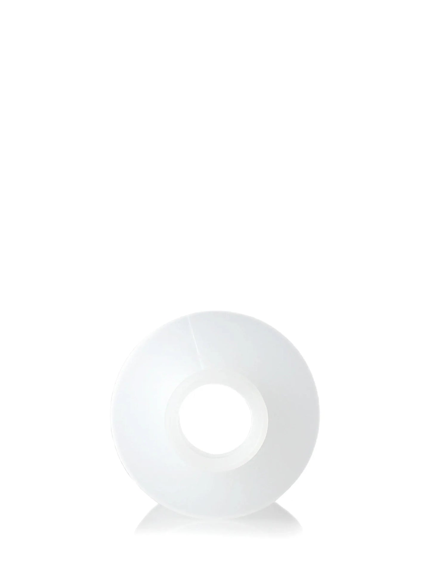 4 oz white HDPE plastic cylinder round bottle