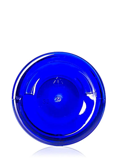 8 oz cobalt blue PET plastic single wall jar