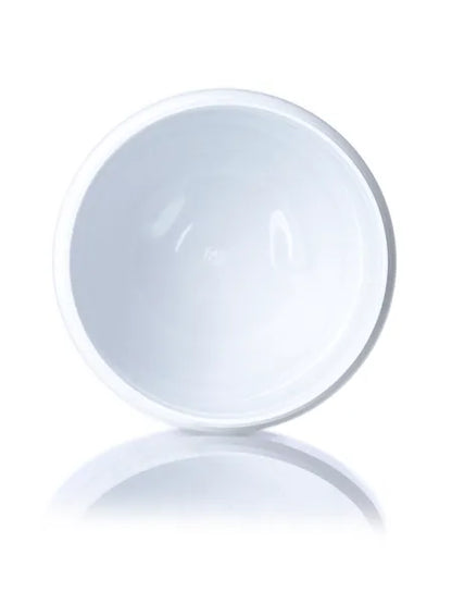19 oz white PET plastic single wall jar