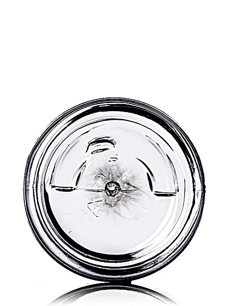 2 oz clear PET plastic single wall jar