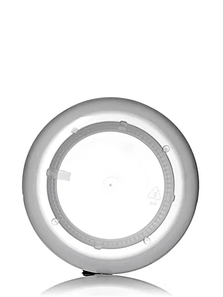 4 oz natural-colored PP plastic double wall round base jar