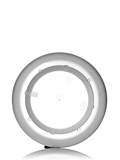 4 oz natural-colored PP plastic double wall round base jar