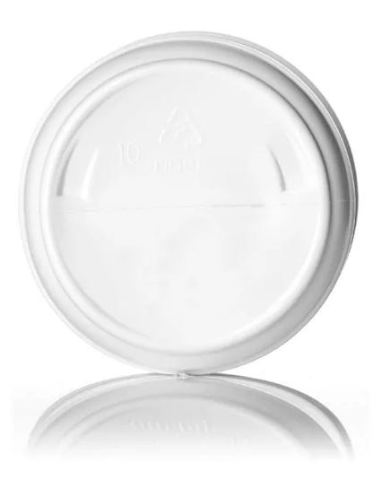 16 oz white HDPE plastic wide-mouth container
