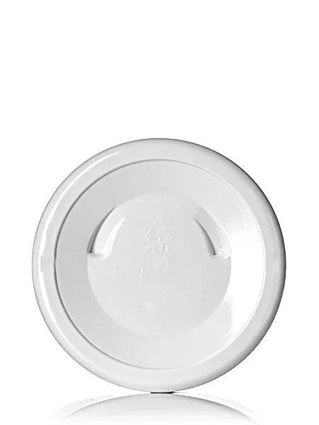 16 oz white PET plastic single wall jar