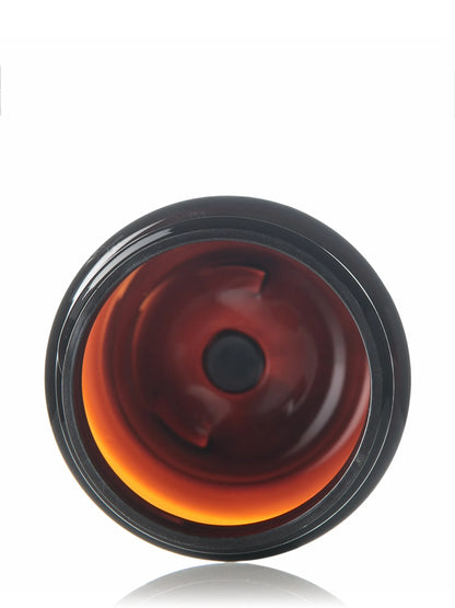 1 oz amber PET plastic single wall UV protection jar (Copy)