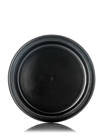 1/2 oz black PP plastic double wall straight base jar