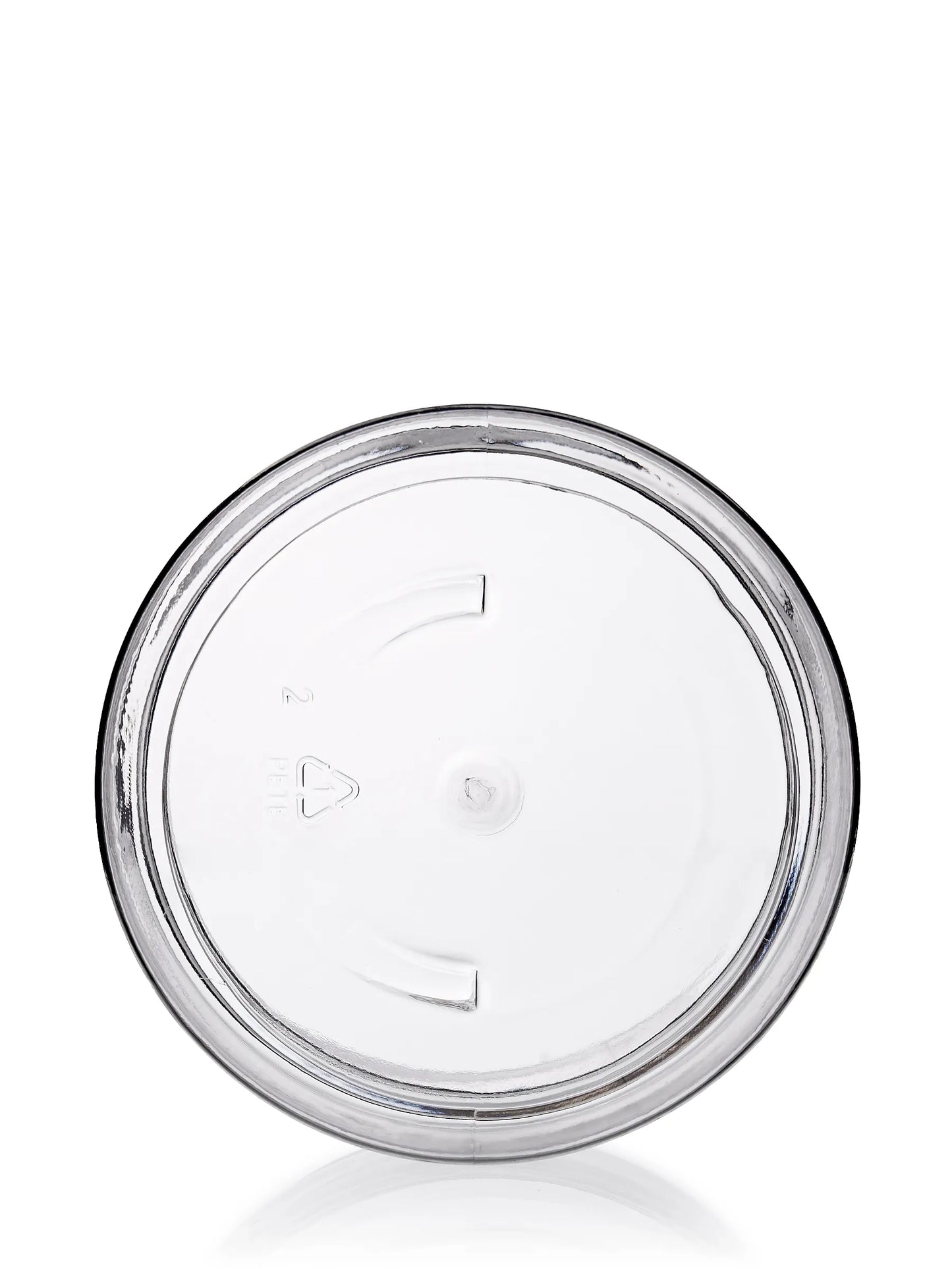 4 oz clear PET plastic single wall jar