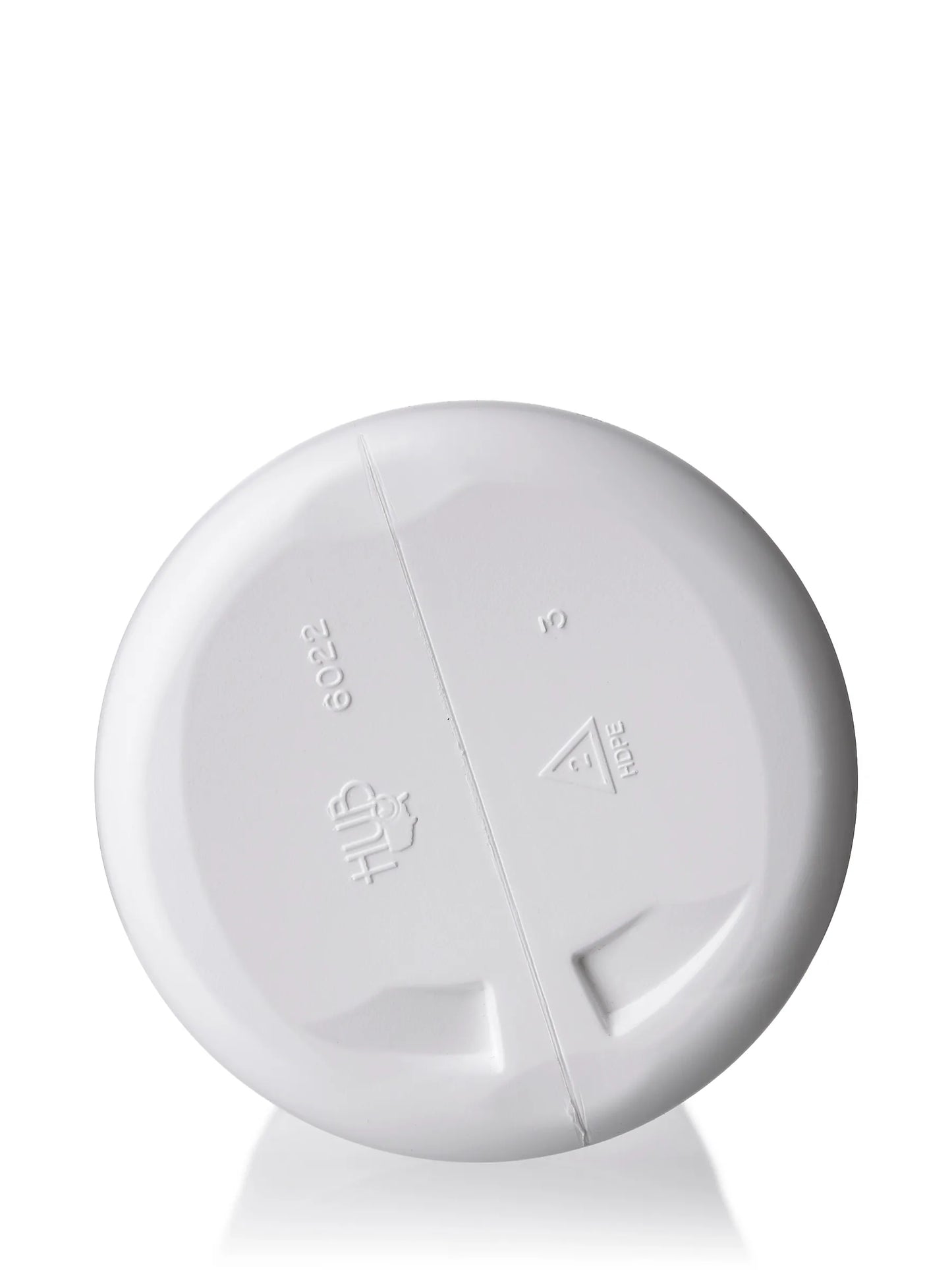 64 oz white HDPE plastic industrial round bottle