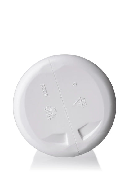 64 oz white HDPE plastic industrial round bottle