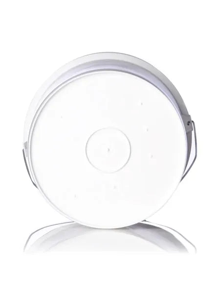 6 gallon white HDPE plastic pail of 90 mil thickness