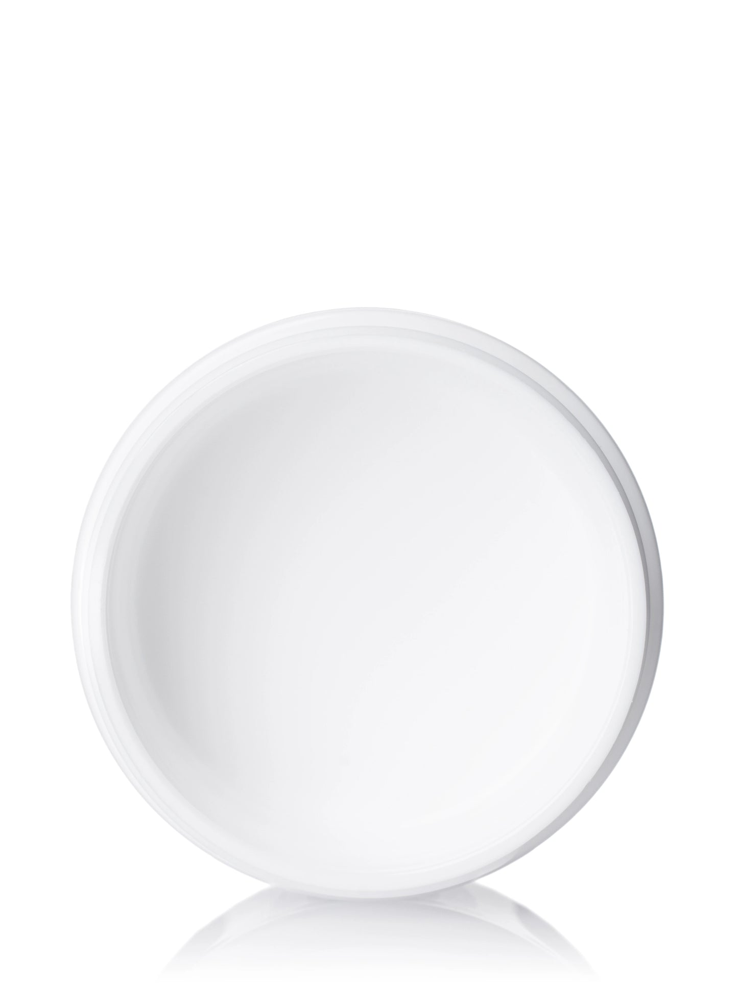 1/2 oz white PP plastic double wall straight base jar