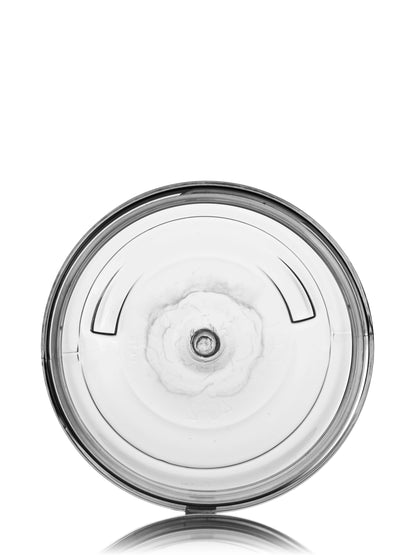 4 oz clear PET plastic single wall jar