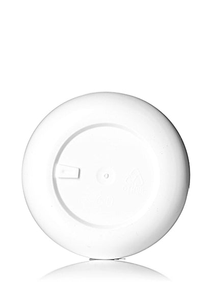 1 oz white PP/PS plastic double wall round base jar