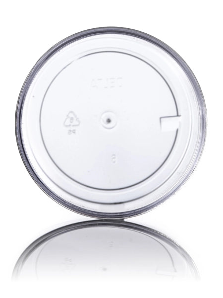 4 oz clear PS plastic single wall jar