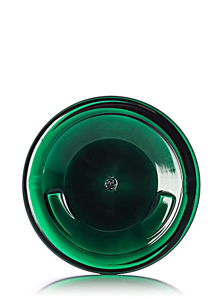 4 oz green PET plastic single wall jar