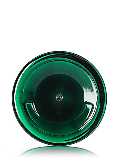 4 oz green PET plastic single wall jar