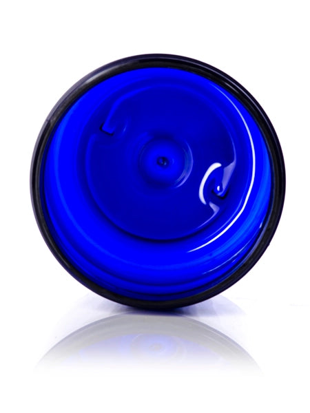32 oz cobalt blue PET plastic single wall jar
