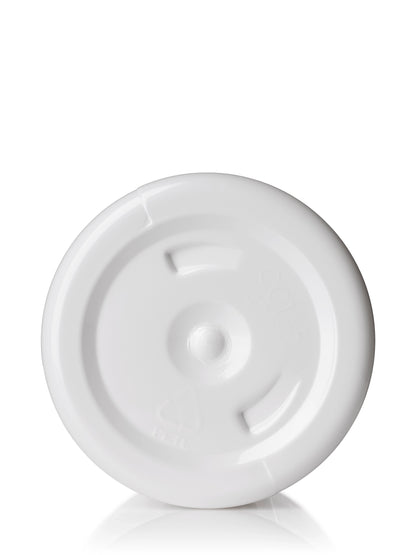 4 oz white PET plastic single wall jar