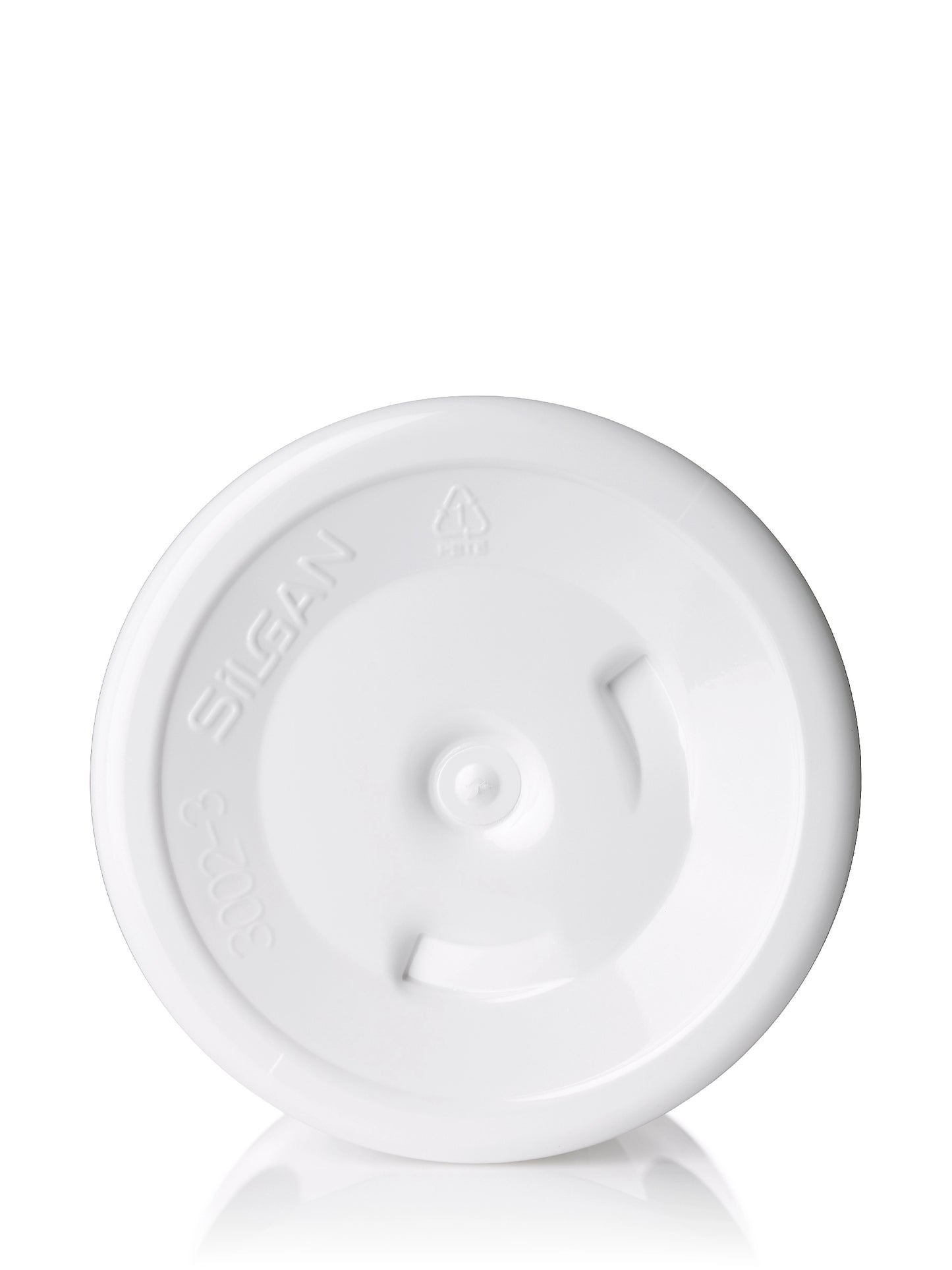 16 oz white PP plastic single wall jar